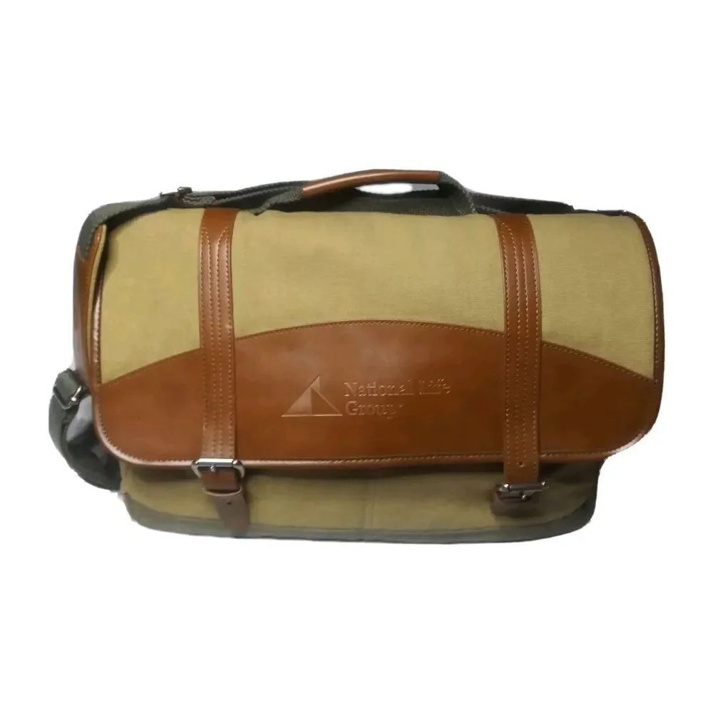Cutter & Buck Messenger Bag Legacy Cotton 17 Inch Logo 